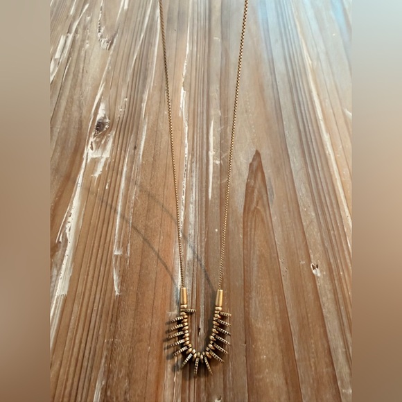 Madewell Vintage Gold Adjustable Necklace with Gold Discs - Picture 2 of 7